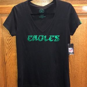 Eagles 🦅 Showtime V-Neck black/green Official NFL